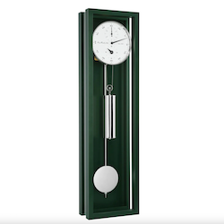 Hermle EMMETT Mechanical Regulator 71006V40761 Green, Month Runner